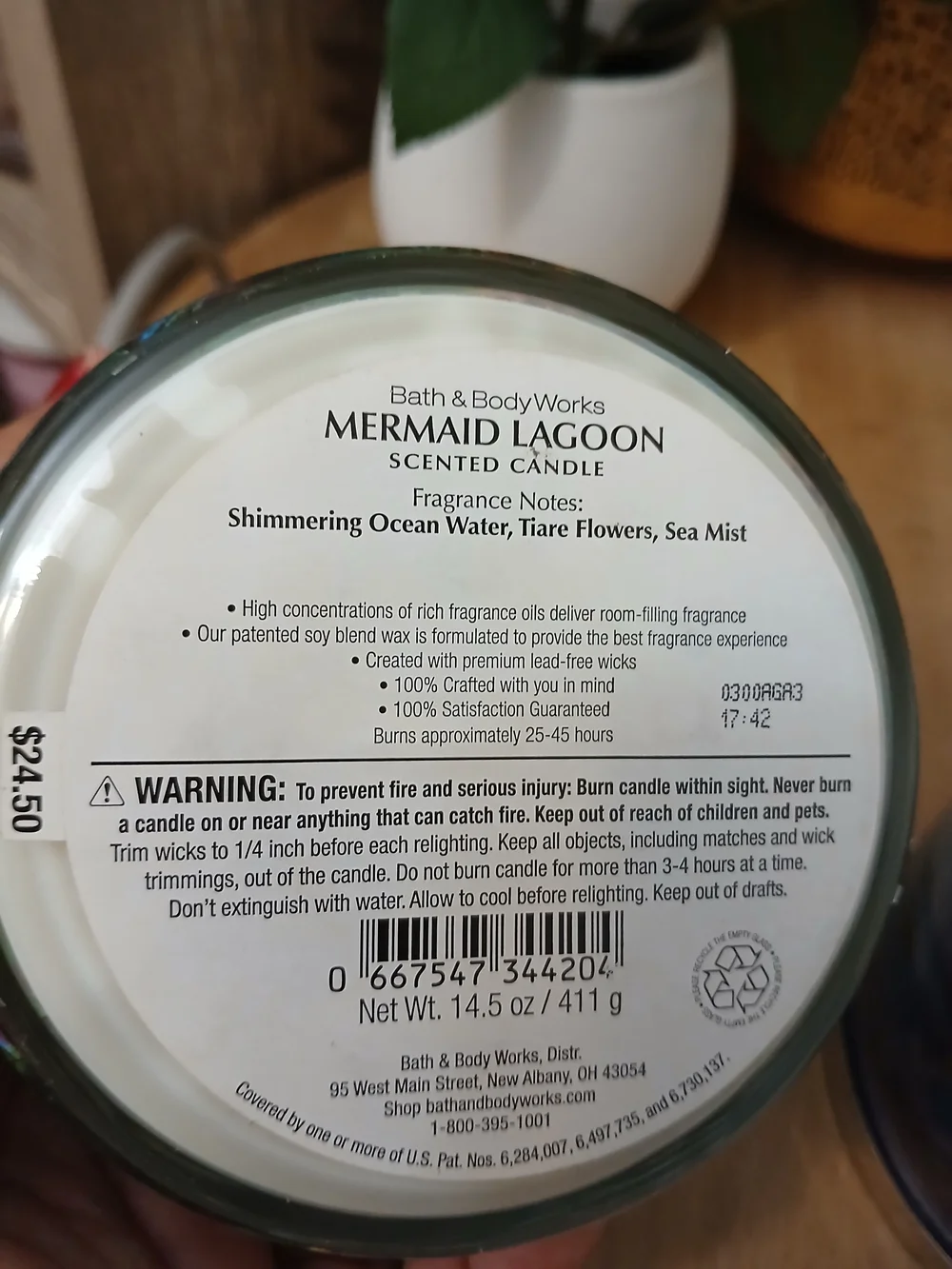 Mermaid Lagoon 3xwick Candles, From Bbw